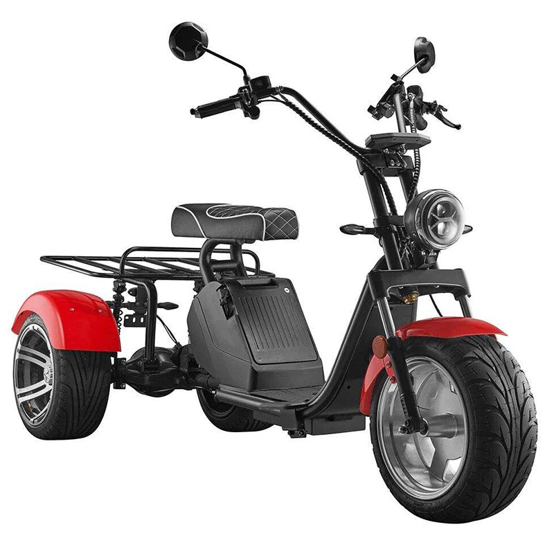 Electric Motorcycle Fat Tire 1000W Eec City Coco Scooter Luqi HL3.1