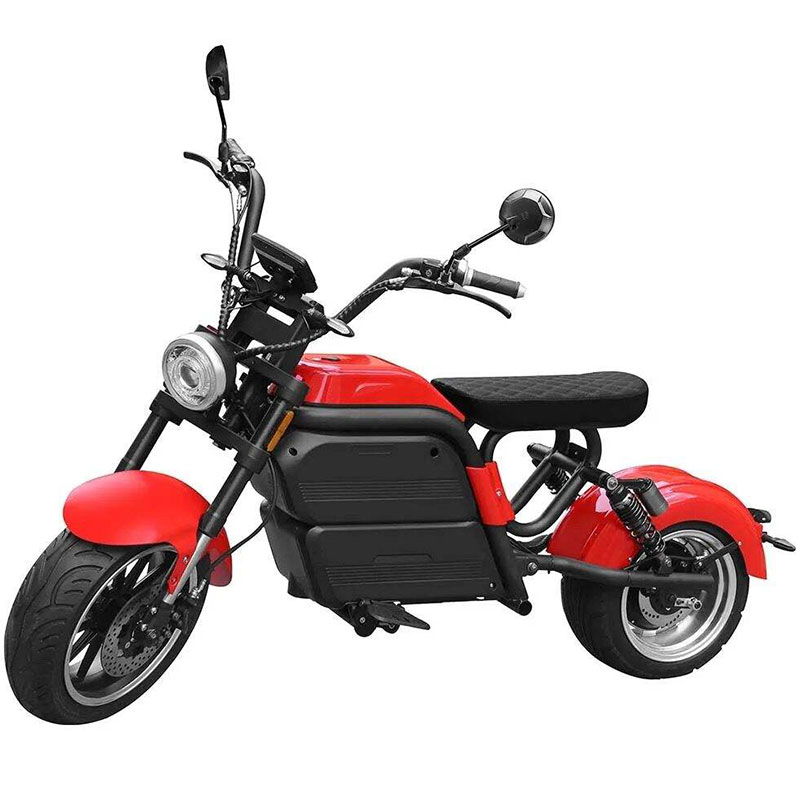 Electric Motorcycle Fat Tire 2000W Eec City Coco Scooter Luqi HL7.0