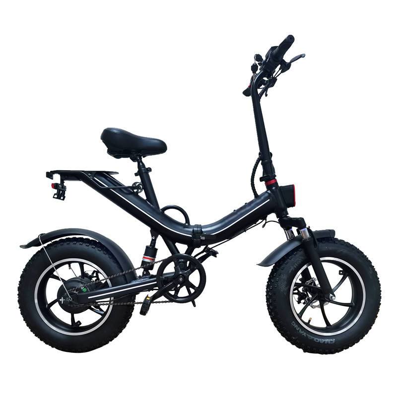 16inch 48V Fat Tyre Beach Snow Double Seat Long-distance Electric City Bike