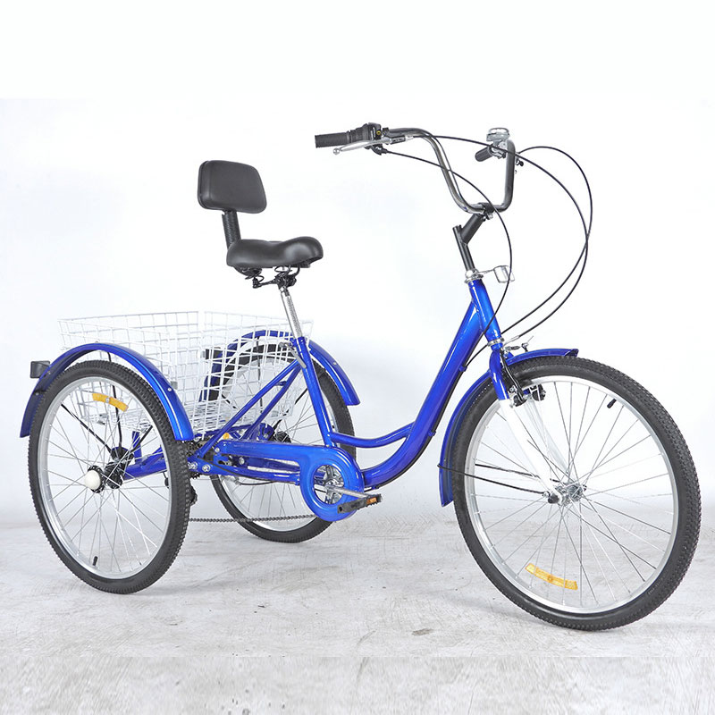 24 Inch Elderly Pedal Tricycle