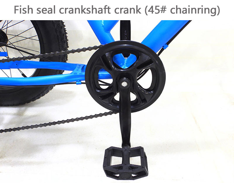 Fish seal crankshaft crank (45# chainring)