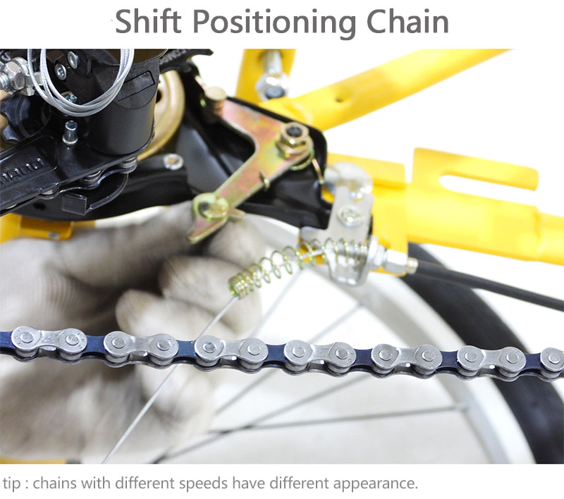 Shift positioning chain